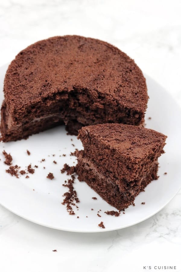 Easy Chocolate Sponge Cake Recipe - K's Cuisine Plus
